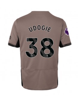 Billige Tottenham Hotspur Destiny Udogie #38 Tredjedrakt Dame 2023-24 Kortermet